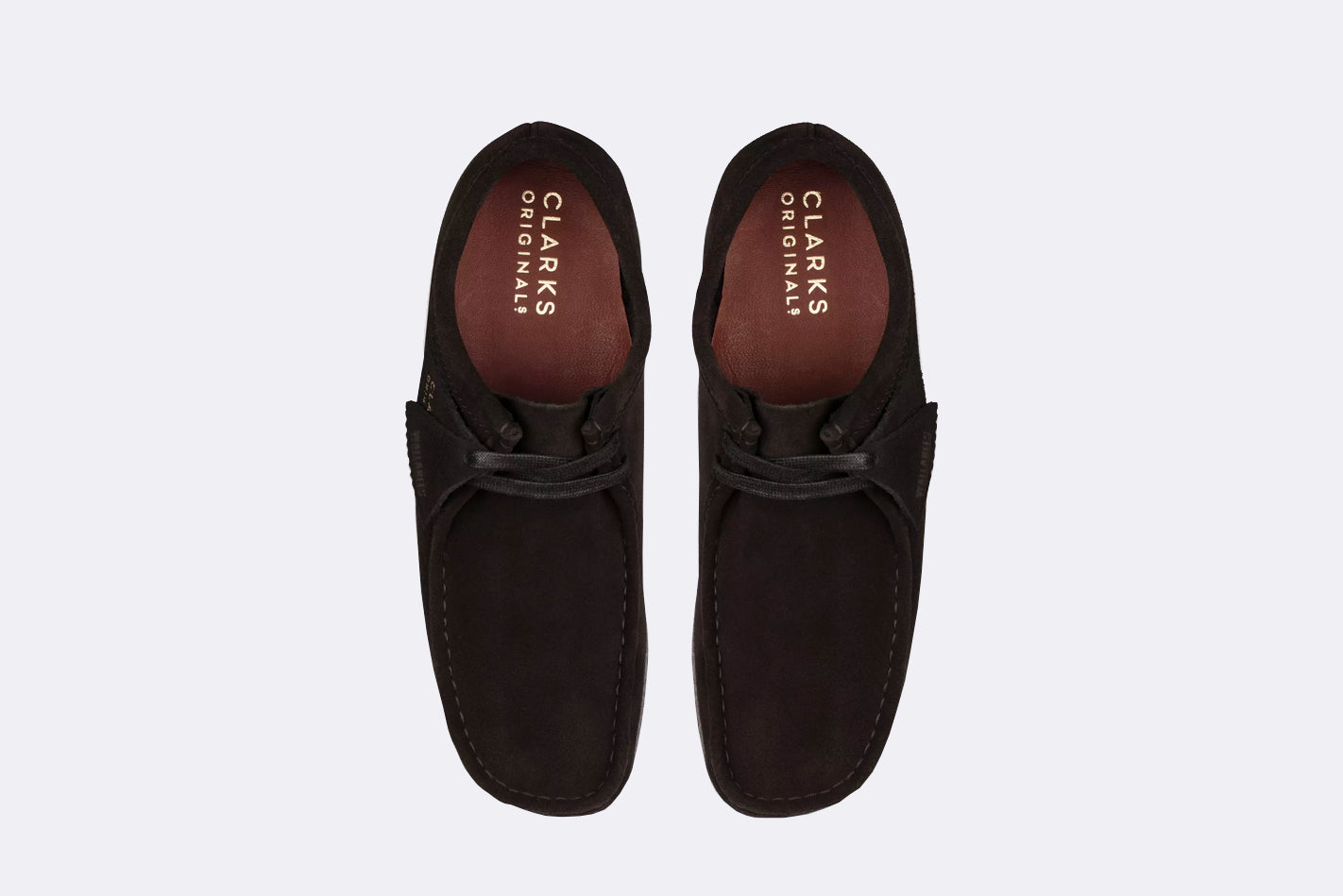 Clarks Wallabee Black Suede