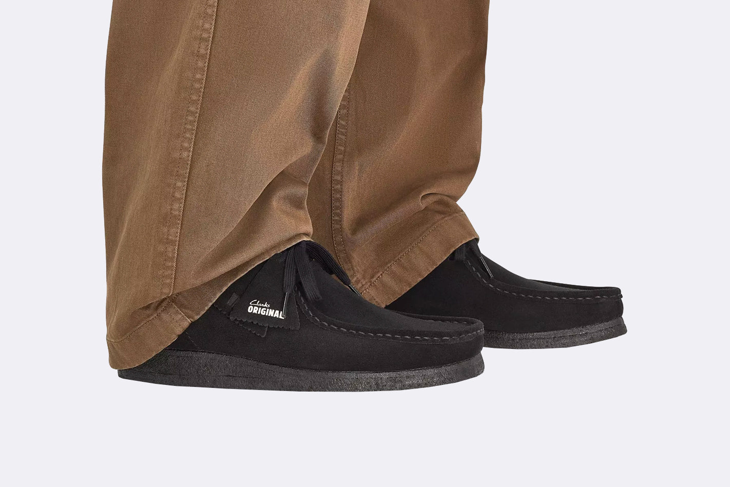 Clarks Wallabee Black Suede