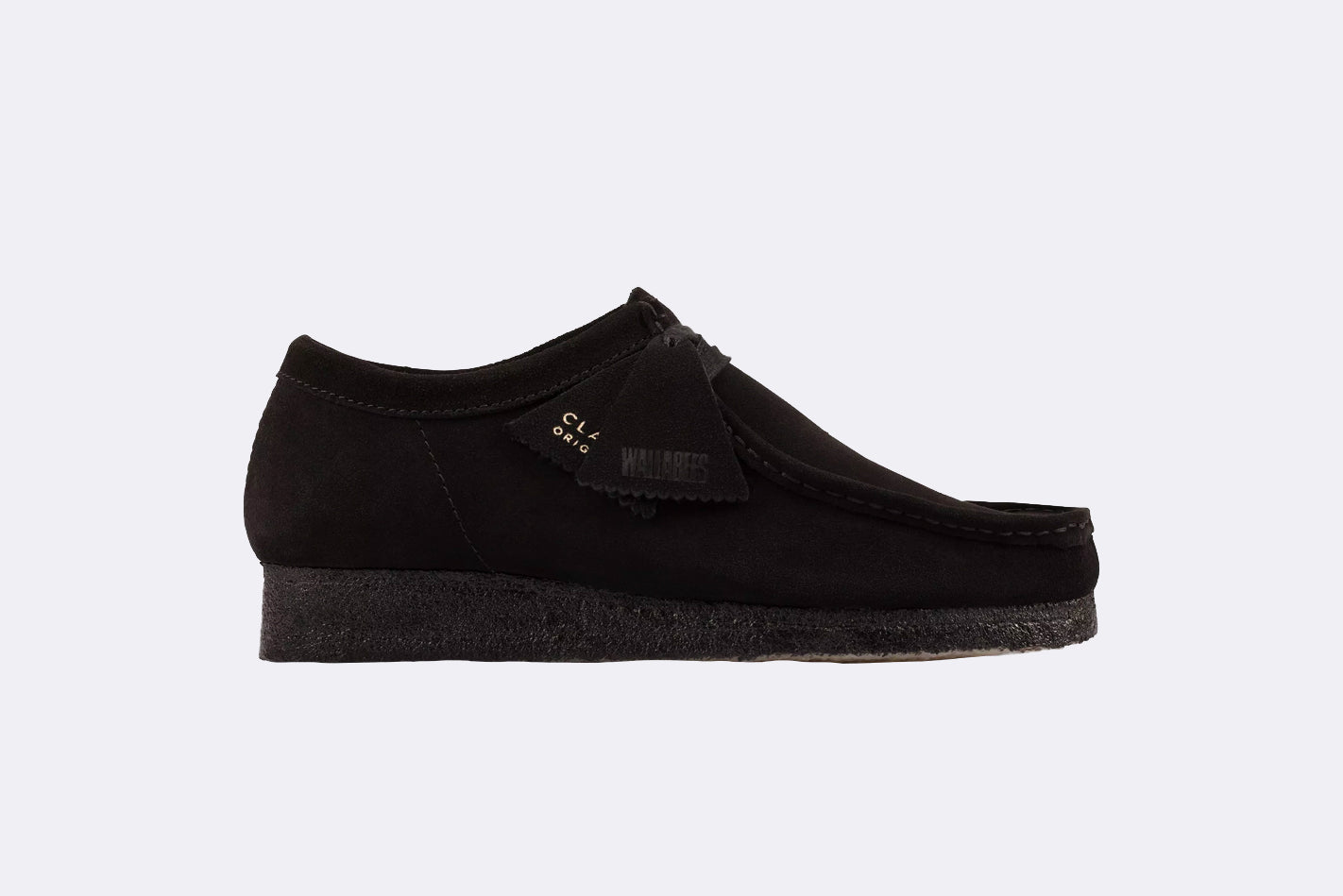 Clarks Originals Wmns Wallabee Black Suede