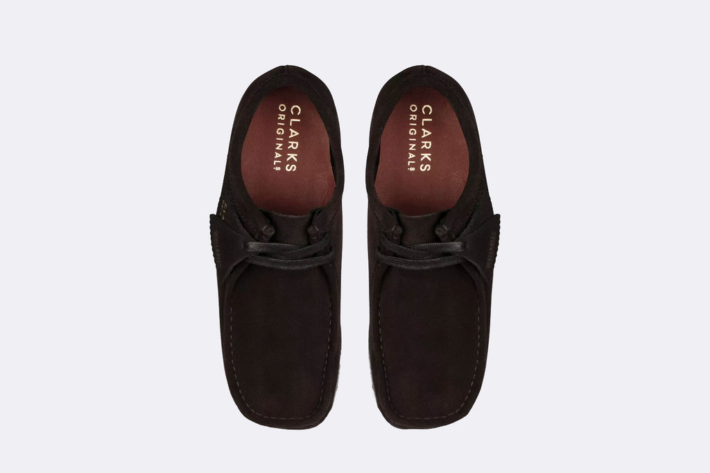 Clarks Originals Wmns Wallabee Black Suede