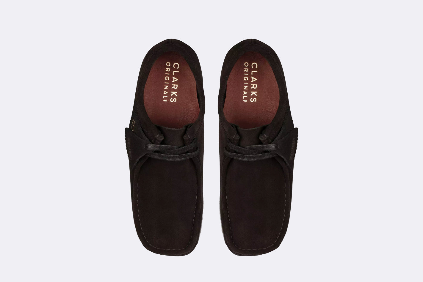 Clarks Originals Wmns Wallabee Black Suede