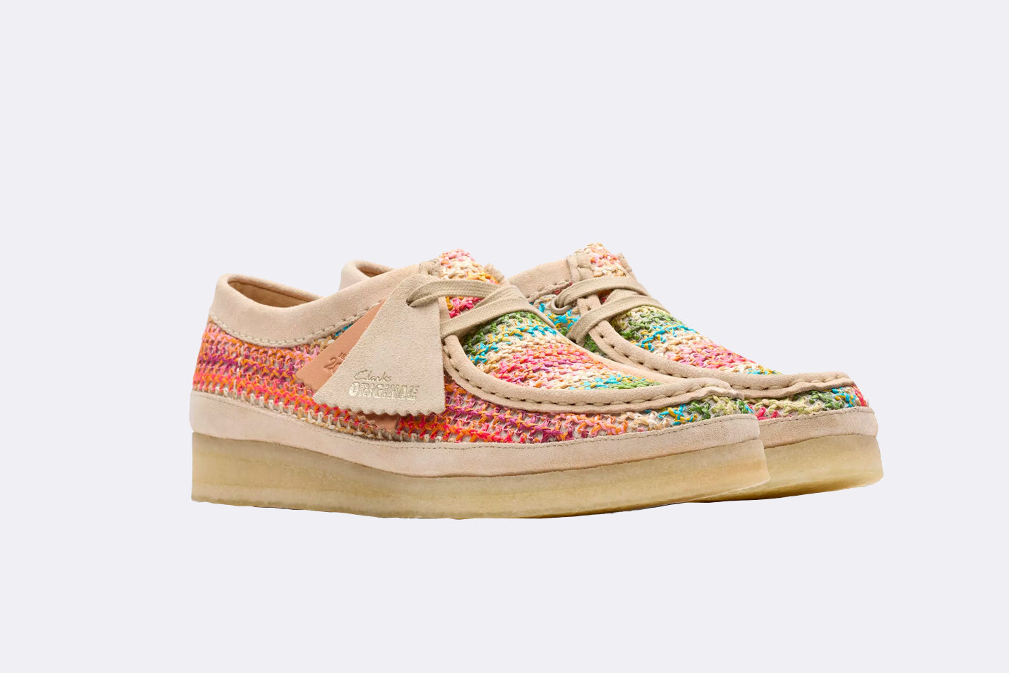 Clarks Originals Wmns Wallabee Multi Raffia