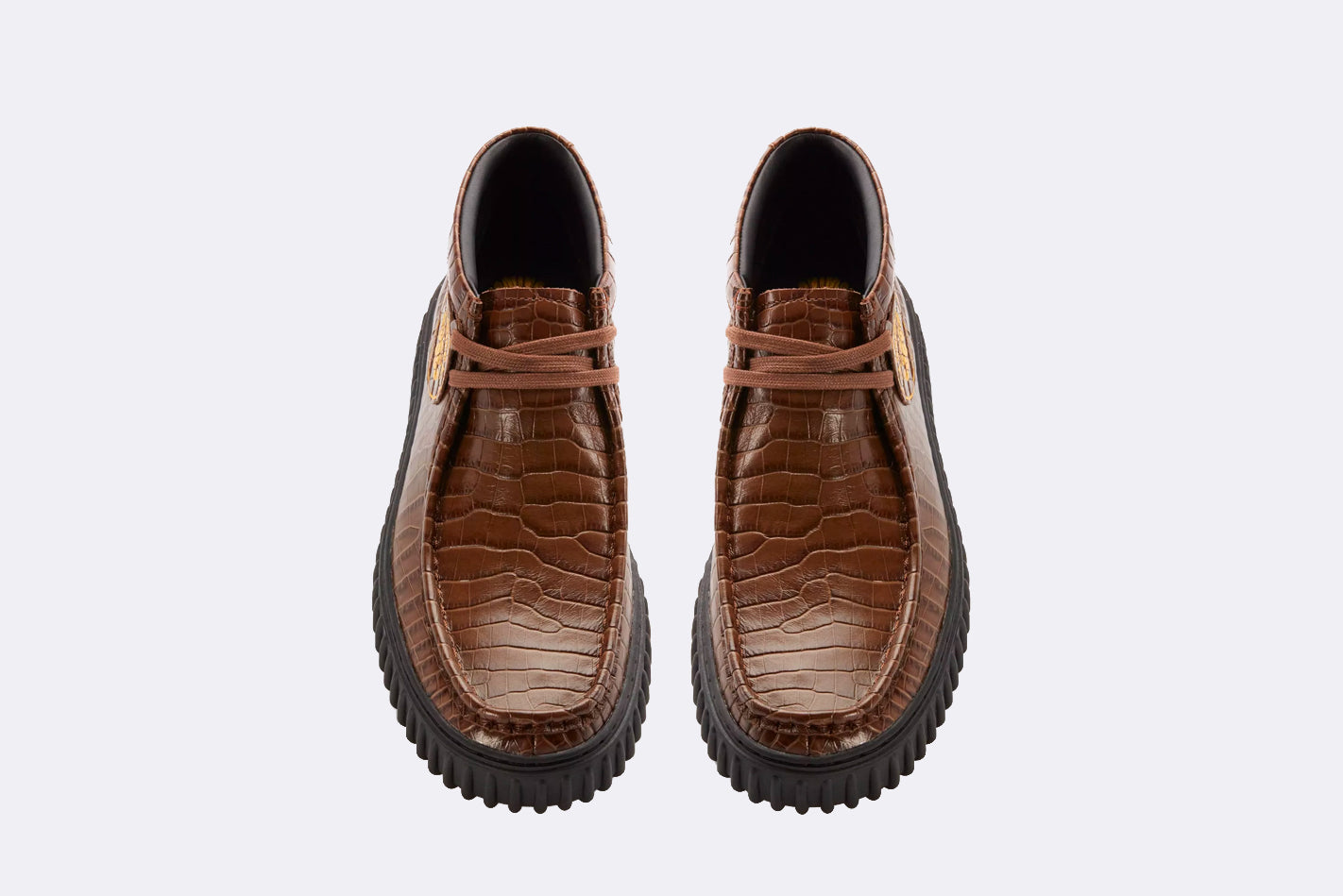 Clarks x Martine Rose Cur Torhill Hi Brown Croc
