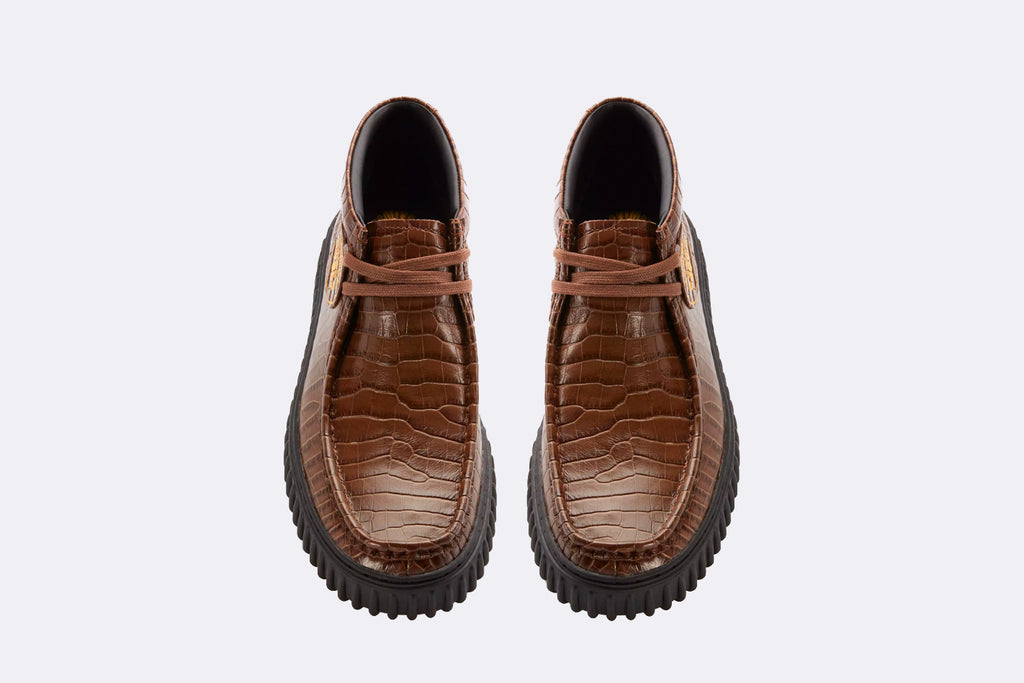 Clarks x Martine Rose Cur Torhill Hi Brown Croc