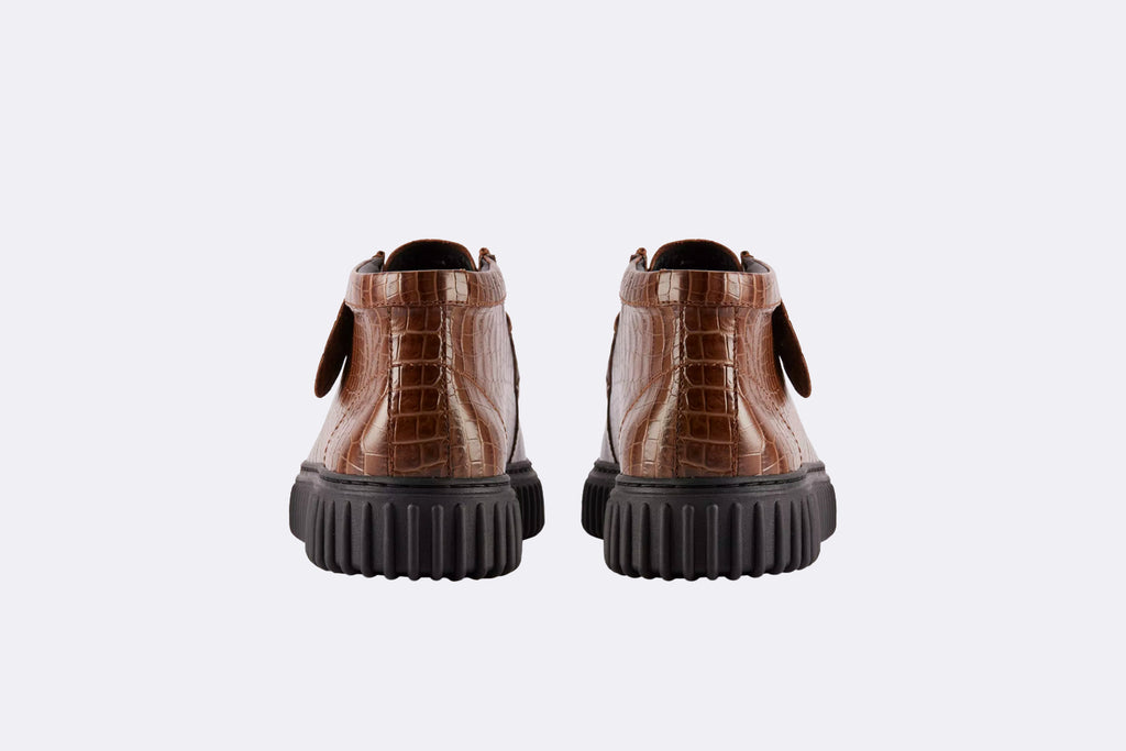 Clarks x Martine Rose Cur Torhill Hi Brown Croc