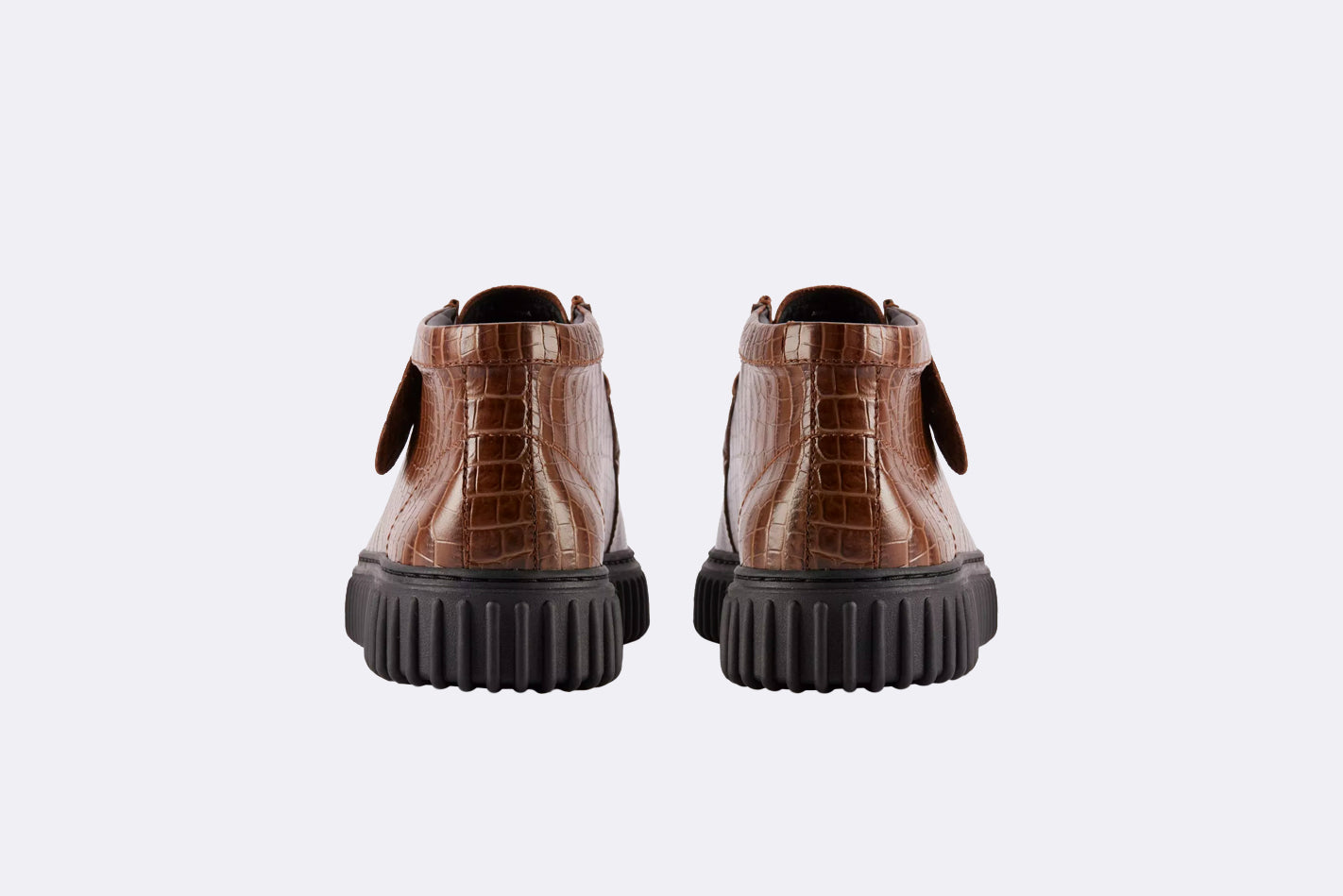 Clarks x Martine Rose Cur Torhill Hi Brown Croc
