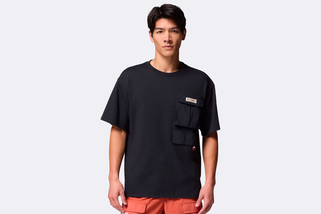 Columbia Cove Beach Pocket Tee Black