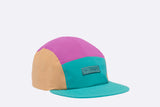 Columbia Creek Side 5 Panel Hat Teal/Razzle/Canoe