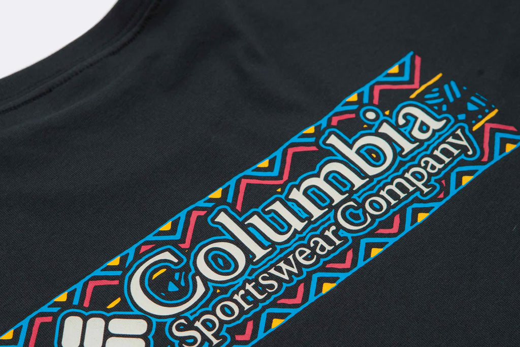 Columbia Explorers Canyon Long Sleeve T-shirt Black Branded Blanket