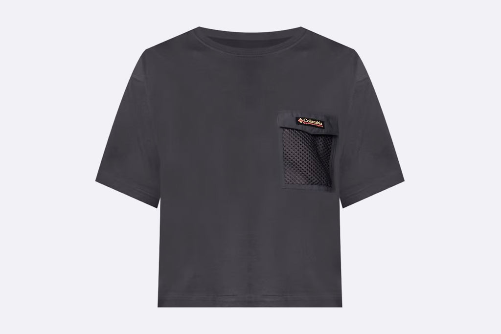 Columbia Wmns Painted Peak Knit Cropped Top Shark