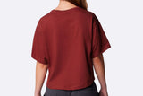 Columbia Wmns Painted Peak Knit Cropped Top Spice