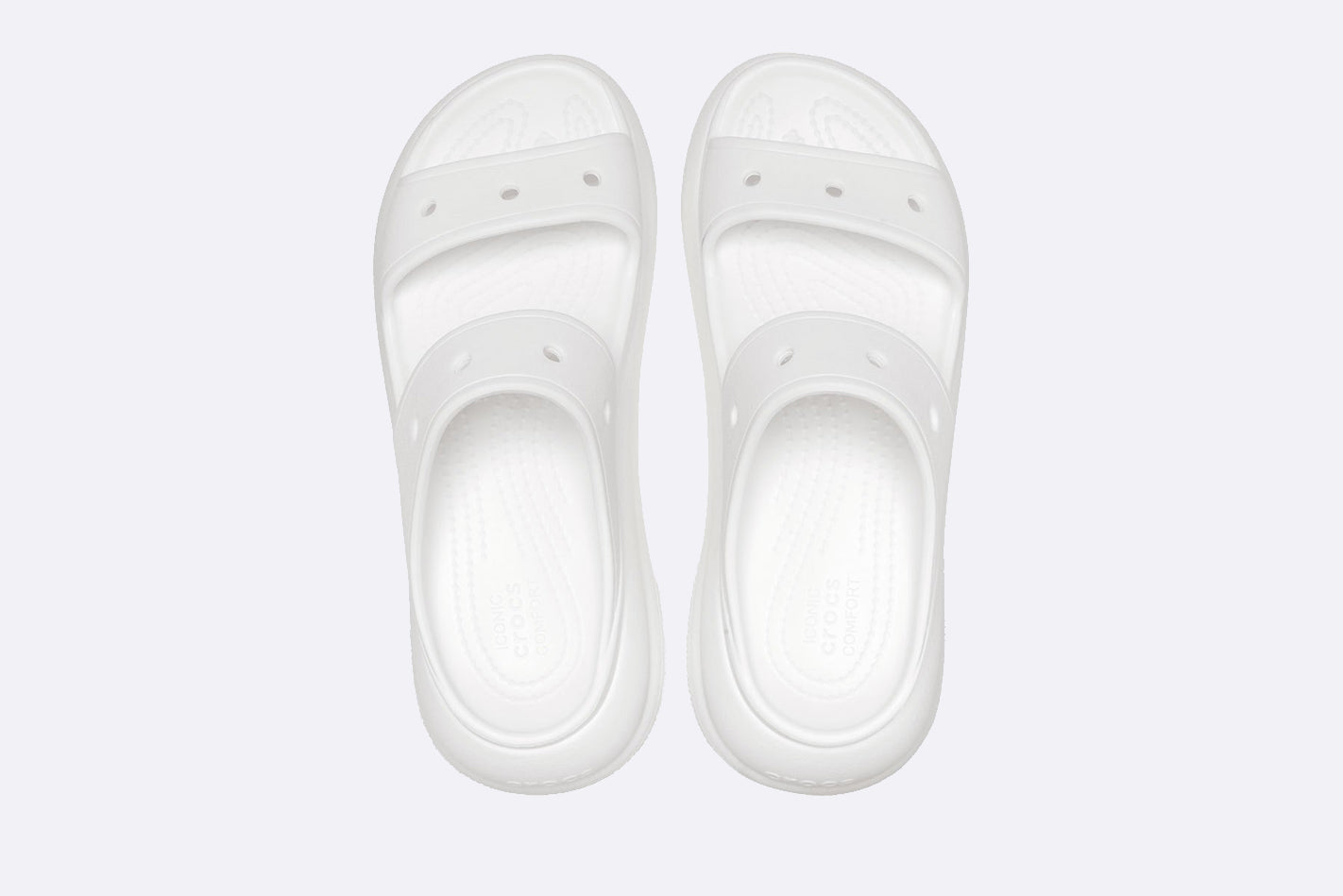 Crocs Classic Crush Sandal White
