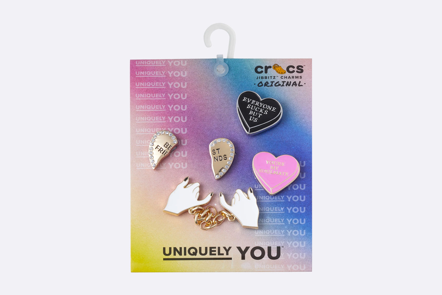 Crocs Jibbitz Charms National Friendship Day 5 Pack