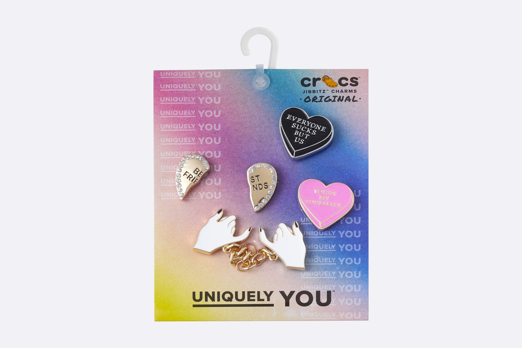 Crocs Jibbitz Charms National Friendship Day 5 Pack