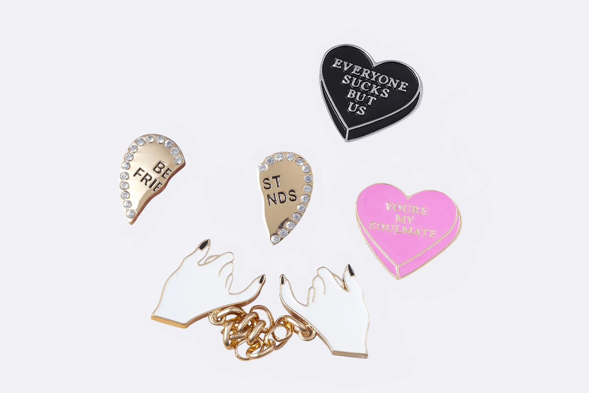 Crocs Jibbitz Charms National Friendship Day 5 Pack