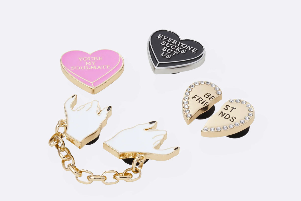 Crocs Jibbitz Charms National Friendship Day 5 Pack