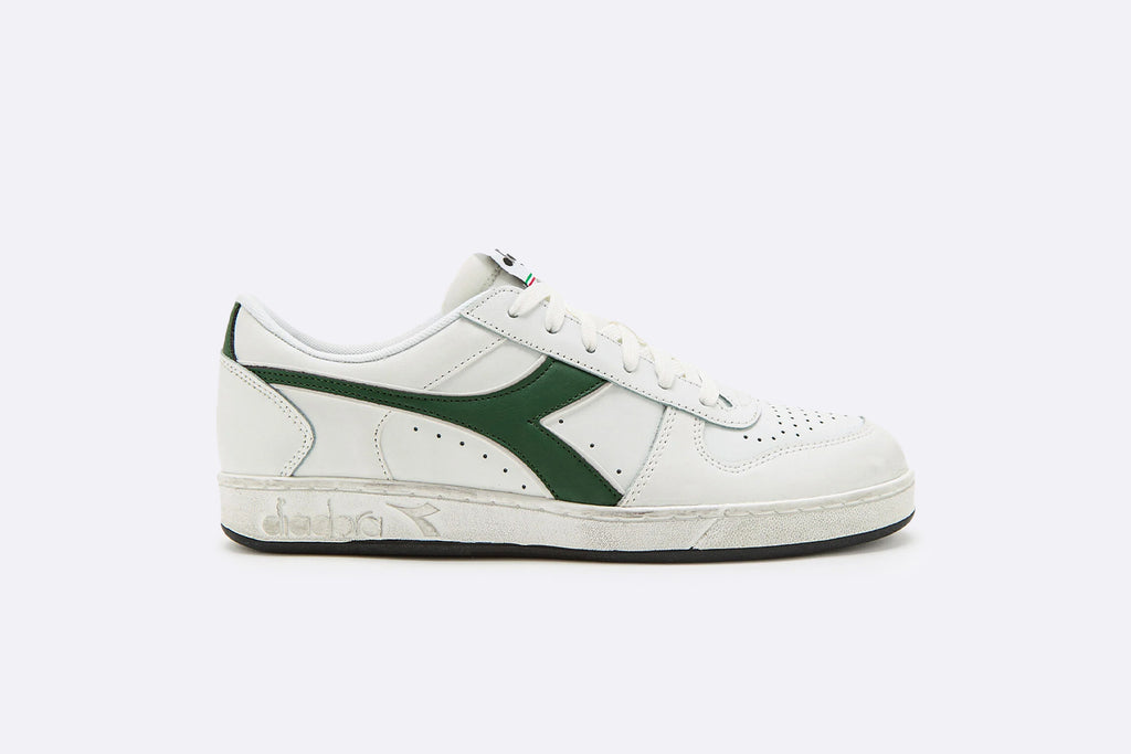 Diadora Magic Basket Low Icona White Fogliage Consuela Store