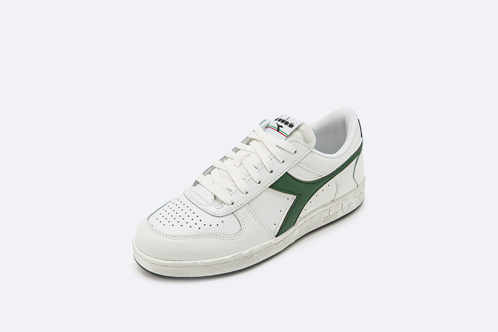Diadora Magic Basket Low Icona White Fogliage Consuela Store