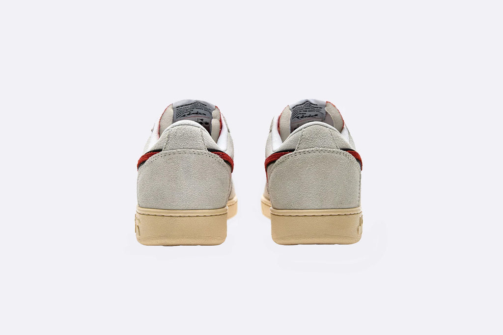 Diadora  Magic Basket Low Suede Leather White Ferrari