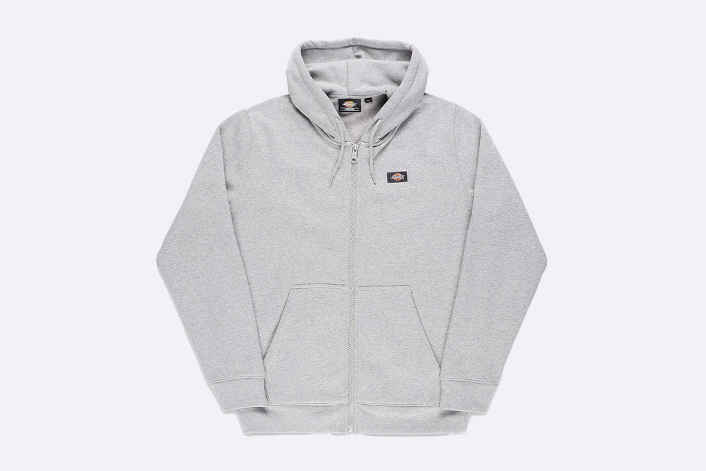 Dickies Oakport Zip Hoodie Grey Melange