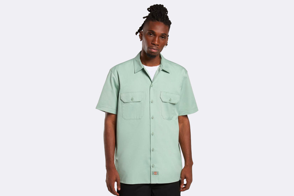 Dickies Work Shirt S/S Rec Iceberg