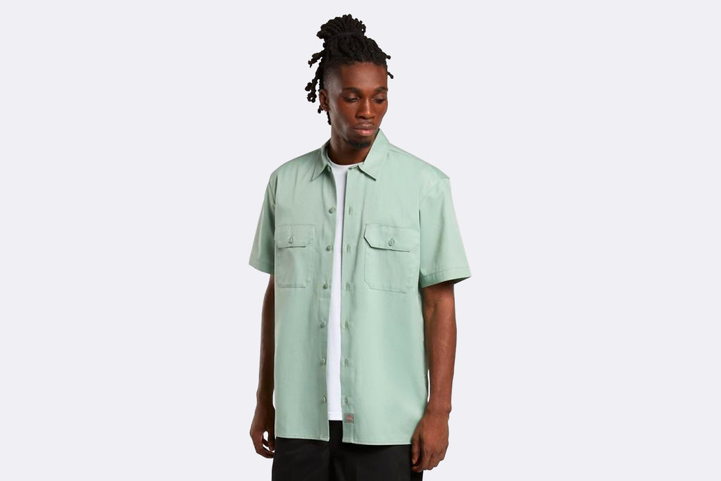 Dickies Work Shirt S/S Rec Iceberg