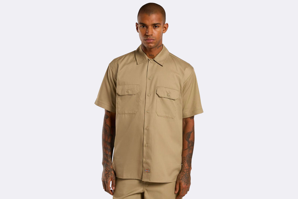 Dickies Work Shirt S/S Rec Khaki