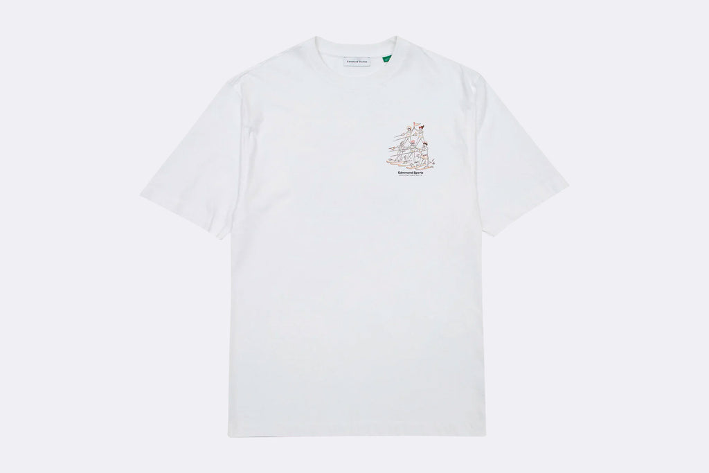 Edmmond Studios Acrobatics Water Skiing Tee Plain White
