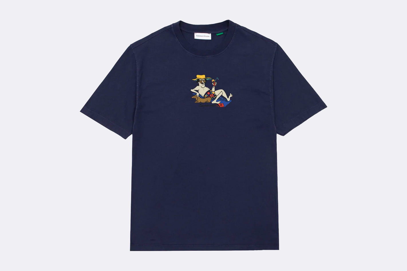 Edmmond Studios Balance Life Tee Plain Navy