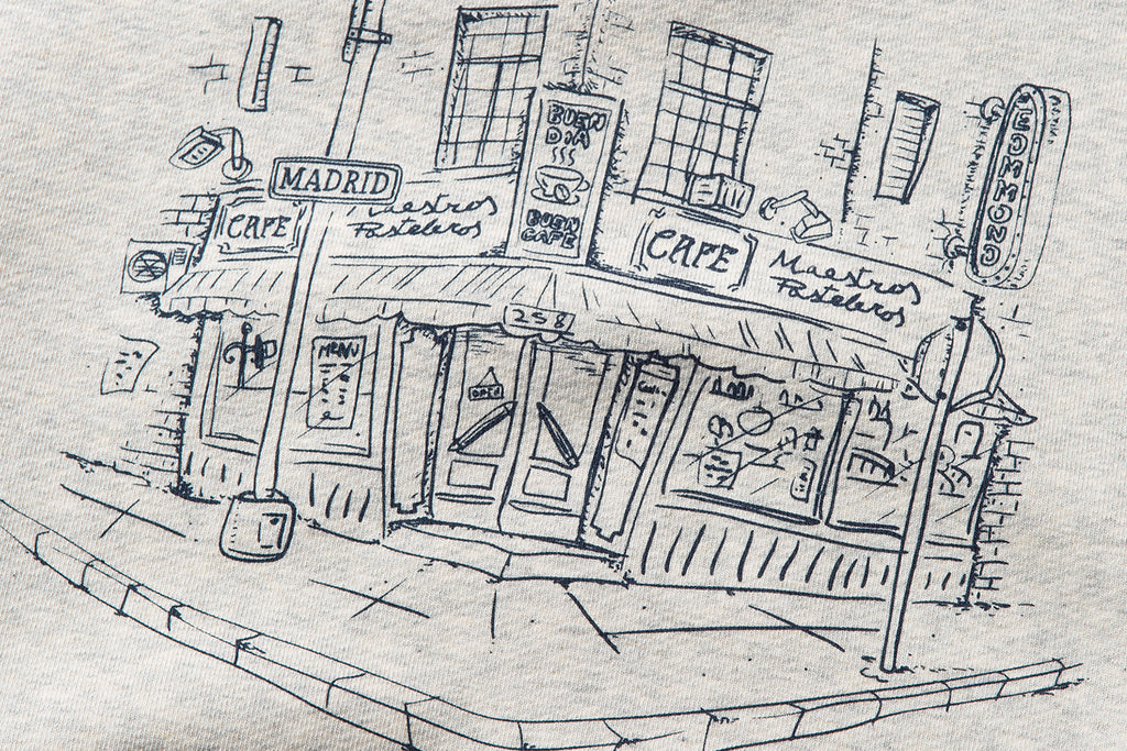 Edmmond Studios Coffee Gift Shop Plain Light Grey Melagne