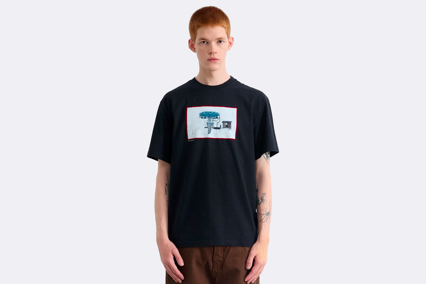 Edmmond Studios Des Amis Tee Plain Black