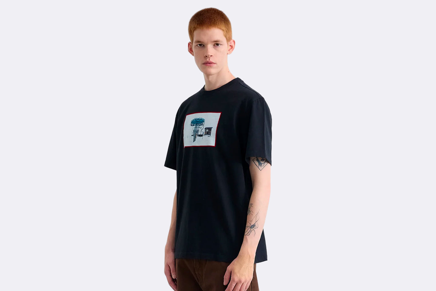 Edmmond Studios Des Amis Tee Plain Black