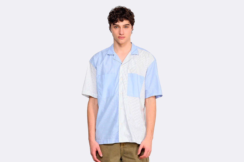 Edmmond Studios Happy Hour Short Sleeve Plain Light Blue