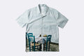 Edmmond Studios Sunset Postcard Short Sleeve Plain Light Blue