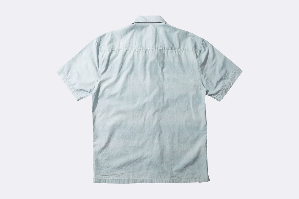 Edmmond Studios Sunset Postcard Short Sleeve Plain Light Blue