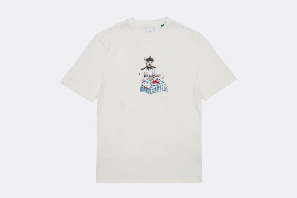 Edmmond Studios The Captain´s Tee Plain Off White