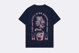Edwin Sake And Roses White Garment Washed Blue