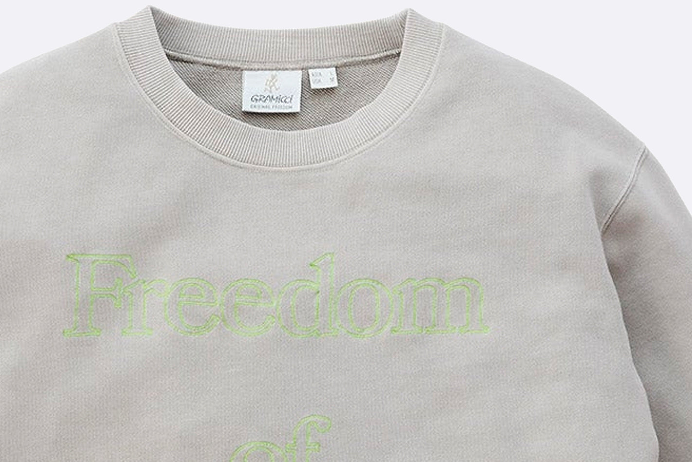 Gramicci Movement Sweatshirt Oatmeal Pigment