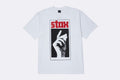 HUF Stax Snap Tee White