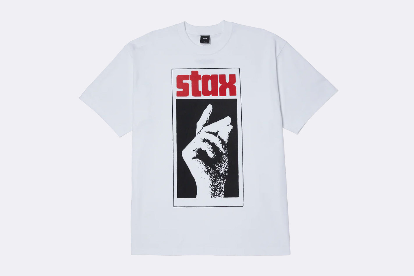 HUF Stax Snap Tee White