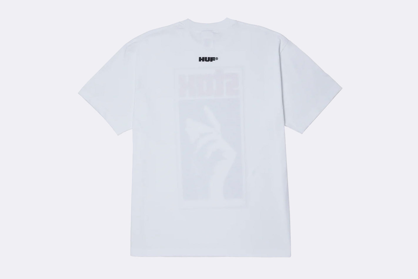 HUF Stax Snap Tee White