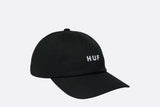 Huf Set OG Curved Visor 6-Panel Hat Black