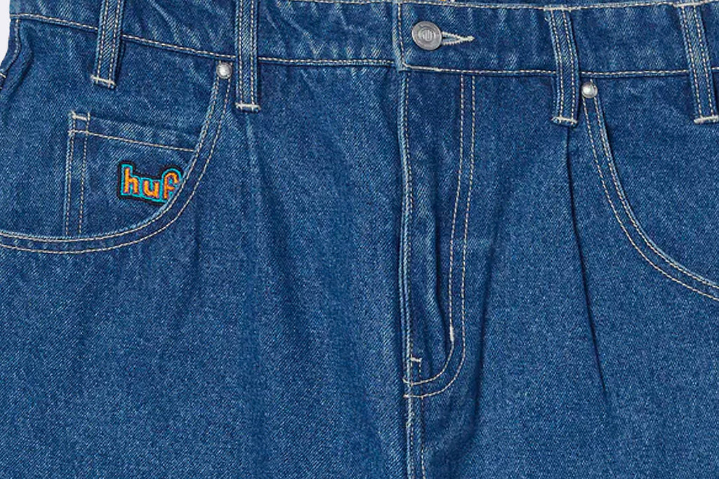 Huf Cromer Short Stone Wash Indigo