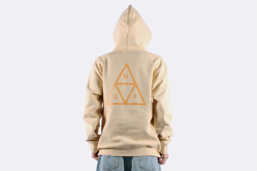 Huf Essentials Hoodie Wheat