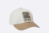 Huf Long Shot Curved Visor 6 Panel Hat White