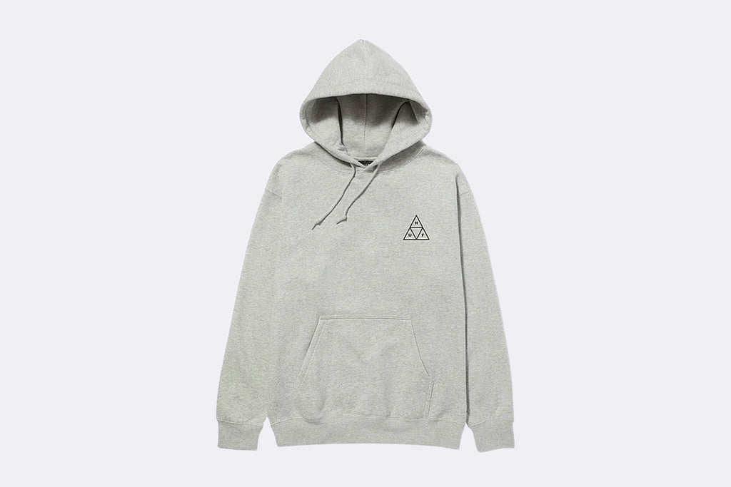 Huf Set Triple Triangle Hoodie Heather Grey