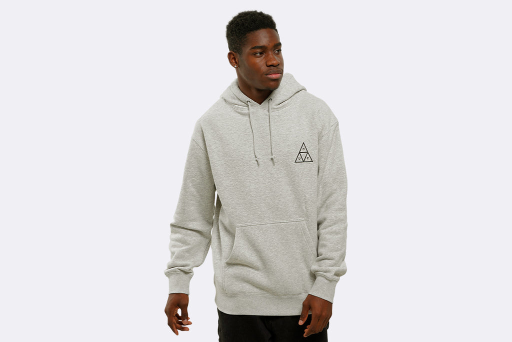 Huf Set Triple Triangle Hoodie Heather Grey
