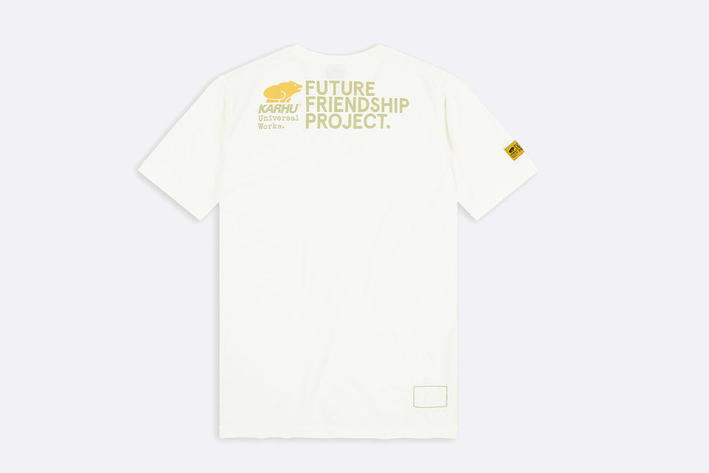 Karhu X Universal Works Print T-Shirt Ecru