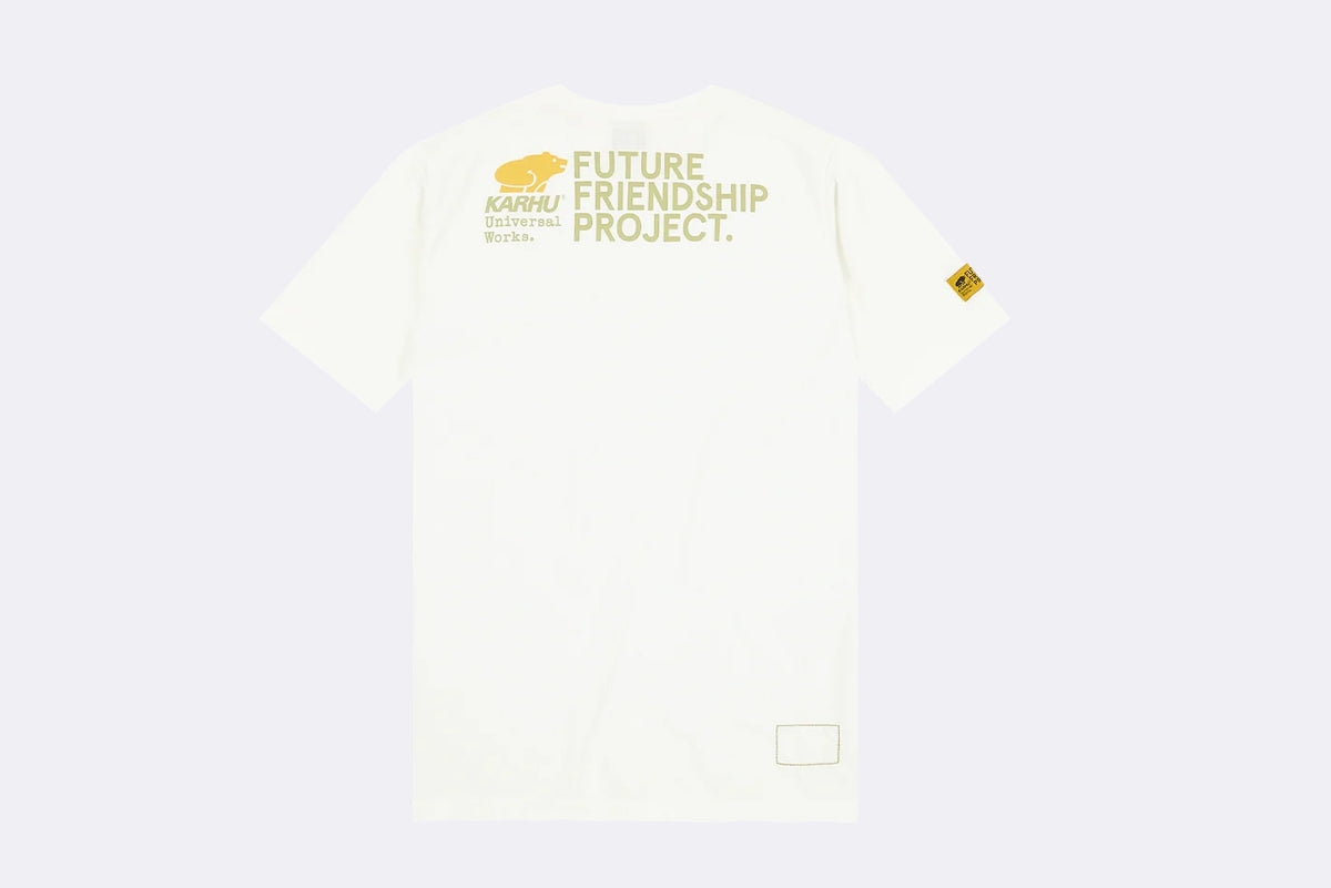 Karhu X Universal Works Print T-Shirt Ecru