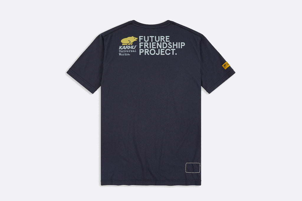 Karhu X Universal Works Print T-Shirt Navy